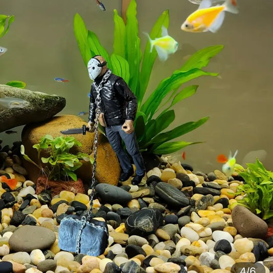 Jason Voorhees Fish Tank Decoration